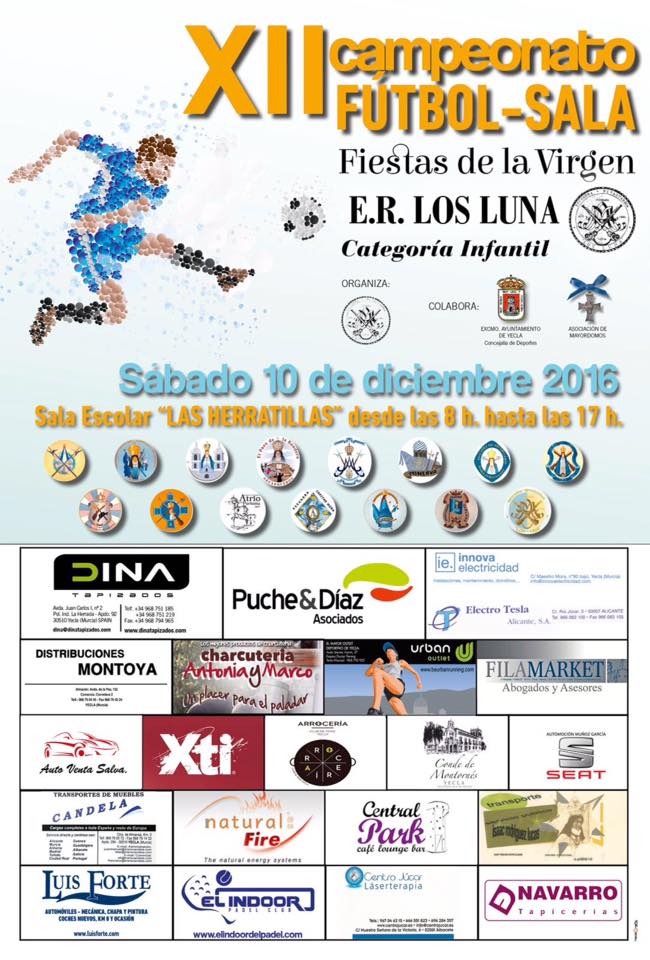 XII CampeonatoFutbol Sala LosLuna